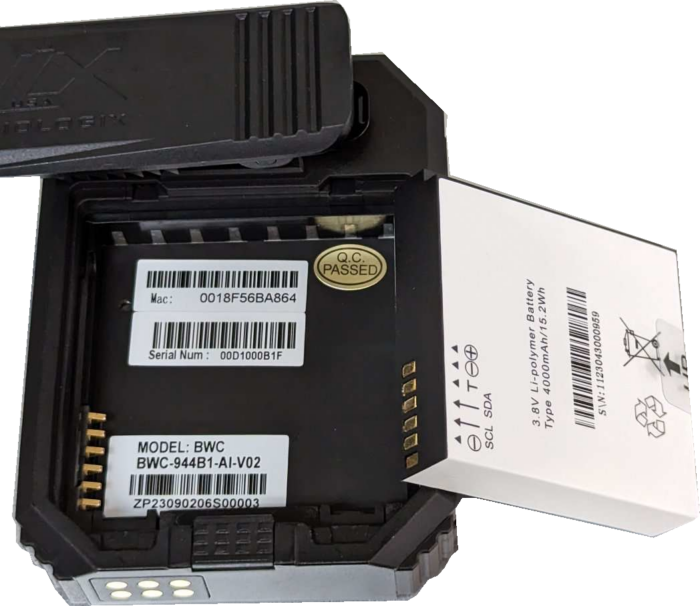 VLX BWC V1X Extra Battery - Image 3